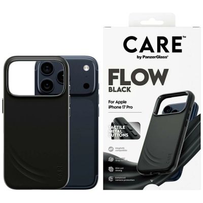 CARE by PanzerGlass Feature FLOW MagSafe Case für iPhone 17 Pro - Schwarz