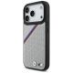 2. BMW M Tricolor Metal Logo MagSafe Case für iPhone 17 Pro – Grau