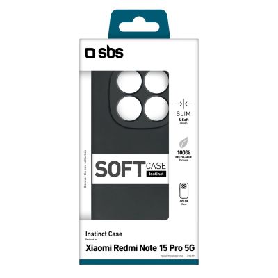 2. SBS Instinct Hülle für Xiaomi Redmi Note 15 Pro - Schwarz