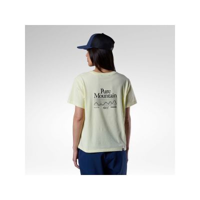 2. ROSSIGNOL Damen-T-Shirt mit Wasserfall-Grafik, Gelb