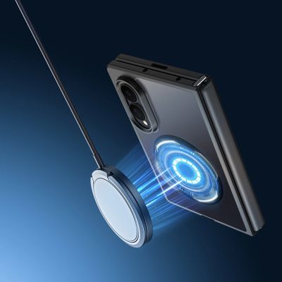 7. Dux Ducis Aimo Mag Hülle für Samsung Galaxy Z Fold 8 Wide - Schwarz