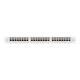 8. LANBERG Patchpanel, 24 Ports, 1 HE, 19 Zoll, CAT.6A, FTP, Grau, PPSA-1024-S