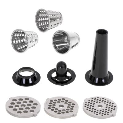 12. Adler AD 4813 2000W Fleischwolf, Schwarz, Silber