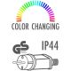 9. WEIHNACHTSLICHTER LICHTERVORHANG FÜR AUSSEN/INNEN 144 LED RGB 120 X 120 CM MIT FERNBEDIENUNG MULTICOLOR