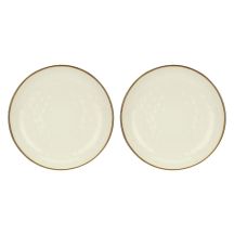 Set aus 2 runden Concerto Avorio Schalen – Elfenbein, 30 cm
