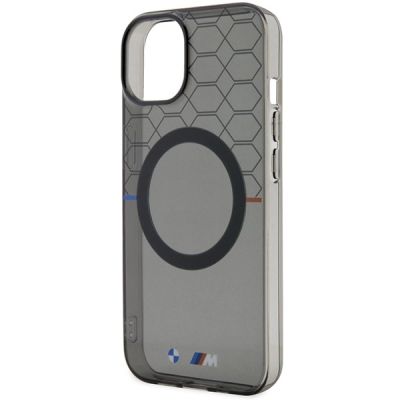 6. Hülle BMW BMHMP14SHGPK iPhone 14 6.1" grau/grau Muster MagSafe