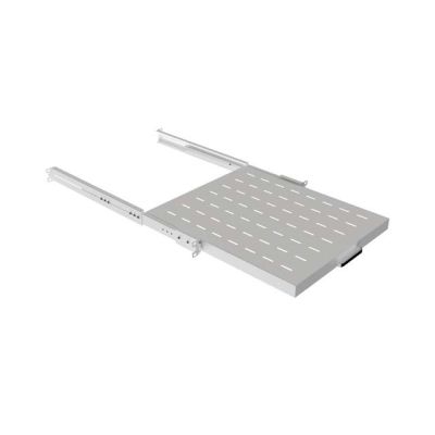 8. LANBERG AUSZIEHBARE BODENABLAGE FÜR 19-ZOLL-RACKSCHRÄNKE 500 MM GRAU (1 HE/445 X 500 MM, TRAGFÄHIGKEIT BIS 35 KG, 4-PUNKT-MONTAGE)