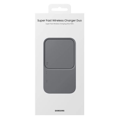 5. Samsung Wireless Charger Duo EP-P5400BBEGEU induktives Ladegerät 15W - Schwarz