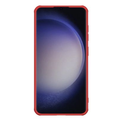 4. Nillkin Super Frosted Shield Pro Panzerhülle für Samsung Galaxy S24+ – rot