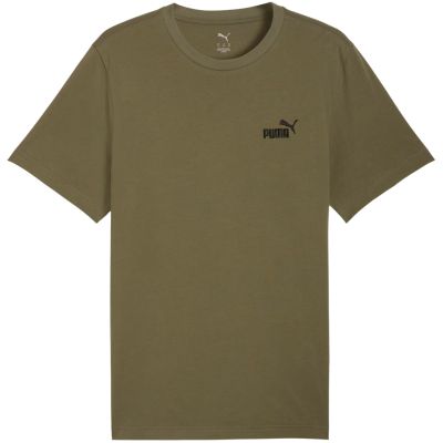 2. Puma Herren ESS Small No. 1 Logo T-Shirt (Größe S), Olivgrün, 682535 81