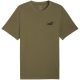 2. Puma Herren ESS Small No. 1 Logo T-Shirt (Größe S), Olivgrün, 682535 81