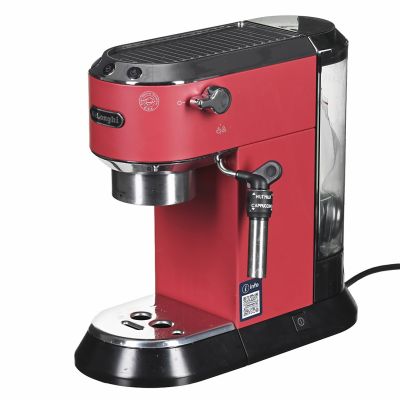 8. DeLonghi Dedica Style EC 685.R Siebträger-Espressomaschine (1300 W; Farbe Rot)
