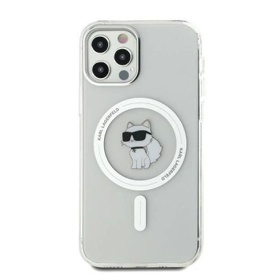 3. Karl Lagerfeld IML Choupette MagSafe Hülle für iPhone 12 / 12 Pro – transparent
