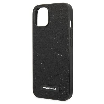 6. Karl Lagerfeld KLHCP14MG2ELK iPhone 14 Plus 6.7" Hardcase schwarz / schwarz Glitter Plaque Logo