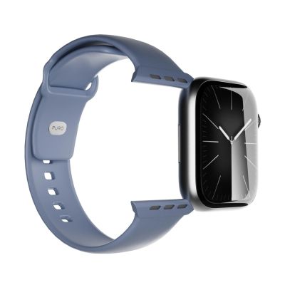 Puro Icon Armband für Apple Watch 44/45/46/49 mm – Blau