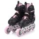 18. Meteor M 34-37 Urbo Rollschuhe Schwarz/Pink