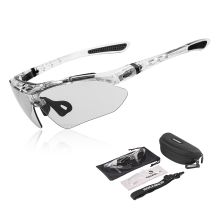 Rockbros Sportbrille 0089 silber polarisiert