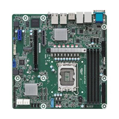 ASRock W680D4U-2L2T/G5 Mainboard, 1x LGA1700, Intel Core 12./13. Gen, W680 (4x DIMM, SATA, 1x M.2, 2x GbE, 2x 10GbE, IPMI)