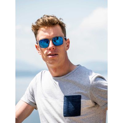 3. JULBO Creek Polarized 3Cf Grau Translu / Blau Metall Brille
