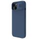 3. Nillkin CamShield Magnetische Silikonhülle iPhone 14 Plus Magnetische MagSafe-Abdeckung mit Kameraschutz Blau