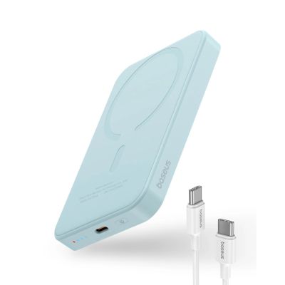 2. Baseus Mini-Powerbank 5000 mAh 20 W + USB-C-Kabel (20 V/3 A) – blau