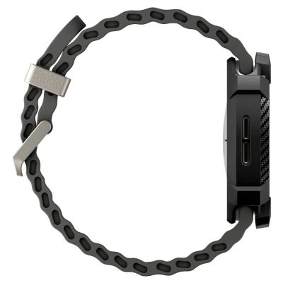 7. Spigen Rugged Armor Case für Samsung Galaxy Watch 8 40 mm – Mattschwarz