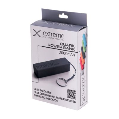 4. ESPERANZA Powerbank 2000 mAh Quark Black XMP101K