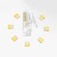 4. Ugreen 100x Stecker Stecker Kupplung Ende RJ45 8P8C Cat 6 transparent (60558)