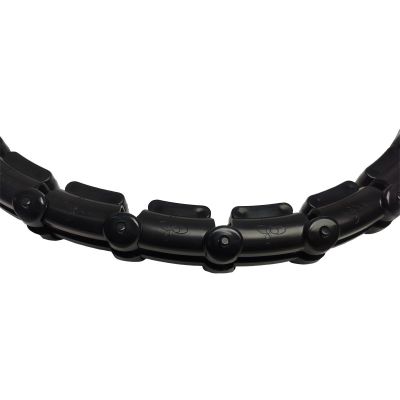 5. Hula-Hoop-Reifen mit Massagefunktion und Gewichten, Schwarz, Energo Fit