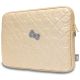 2. Hello Kitty Zip PU Quilted Bows-Tasche für einen 14-Zoll-Laptop – Gold