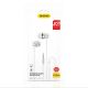 4. Dudao X10PRO kabelgebundener Kopfhörer, 3,5-mm-Klinkenstecker, In-Ear mit Fernbedienung – Weiß