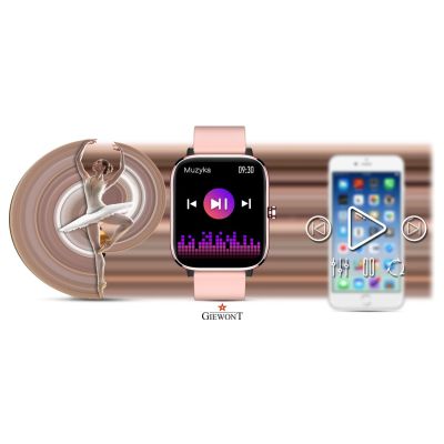 10. Giewont Pink Smartwatch GW230-1
