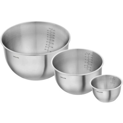 ZWILLING FRISCH & SPAREN Set mit 3 Stahlschüsseln