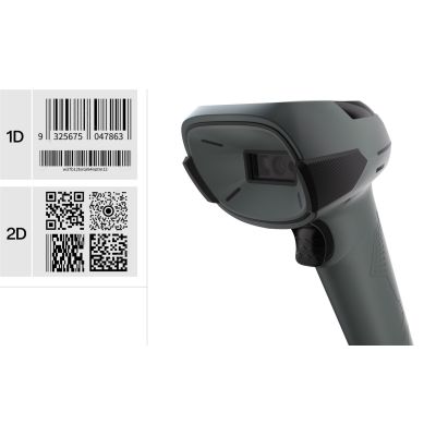 2. Safescan 310-W Handheld 1D/2D CMOS Barcode-Scanner Schwarz, Grau