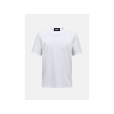 PEAK PERFORMANCE M Original Grafik-T-Shirt, weiß