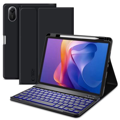 Tech-Protect SC Pen Case für Xiaomi Redmi Pad 2 11.0 mit Tastatur, Schwarz