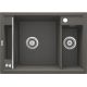 Magnetische Granitspüle 1,5 Becken ZRM T503 5908212095072
