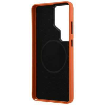 7. BMW M Metal Logo MagSafe Hülle für Samsung Galaxy S26 Ultra – Orange
