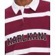 7. Karl Kani Sweatshirt, College-Streifen, kastenförmiges Rugby-Shirt PD00016483