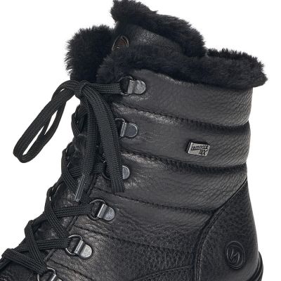 15. Remonte W RKR629B isolierte Lederstiefelette, schwarz
