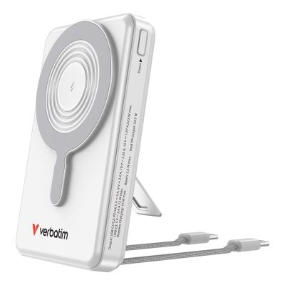 6. Verbatim 32273 Powerbank Lithium-Polymer (LiPo) 10000 mAh Kabelloses Laden Silber