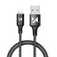 Wozinsky Kabel USB Kabel - Lightning 2.4A 1m schwarz (WUC-L1B)