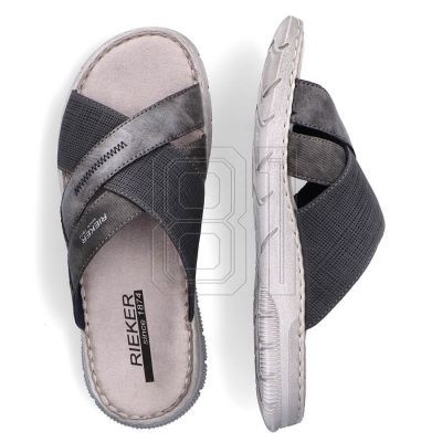 2. Rieker M RKR581 bequeme Flip-Flops, grau