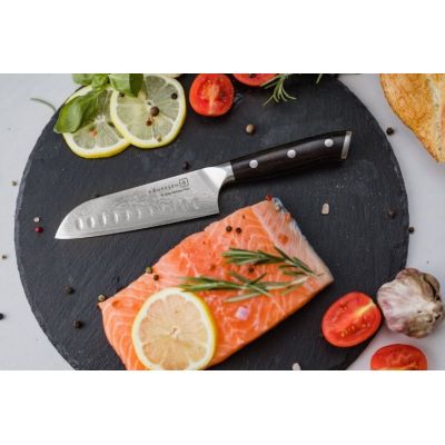 9. Kohersen Elegance Santoku-Messer aus Ebenholz, 12,7 cm