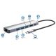 8. Manhattan 153959 Kabelgebundene Dockingstation USB 3.2 Gen 1 (3.1 Gen 1) Typ-C Silber