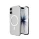 4. Puro Lite Mag TPU+PC Hülle kompatibel mit MagSafe für iPhone 17 - Transparent mit weißem Ring