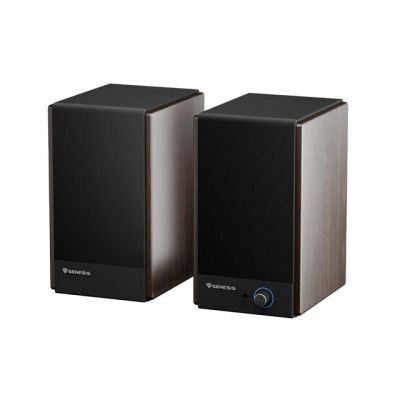 10. GENESIS ARSEN 502BT 2-Wege-Router, braun, kabelgebunden und kabellos, 60 W
