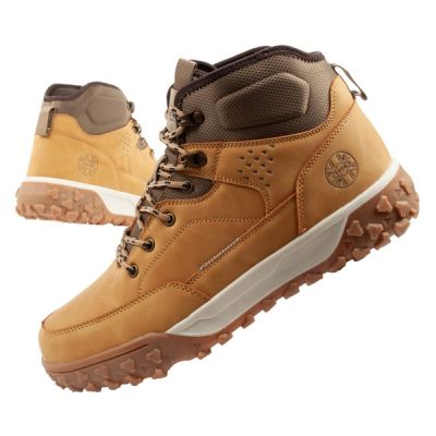 Lee Cooper Herren Winter-Wanderstiefel, isoliert, High-Top, Karamell