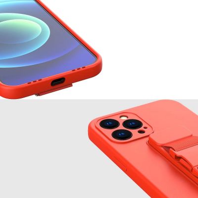 4. Seiltasche Gel Lanyard Cover Handtasche Lanyard Xiaomi Redmi Note 9 Pro / Redmi Note 9S blau
