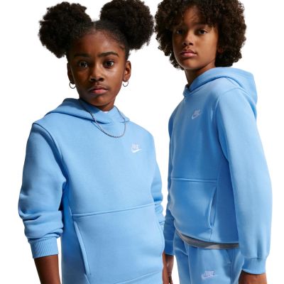 Nike Sportswear Club Fleece Kinder-Sweatshirt Hellblau FD3000 497